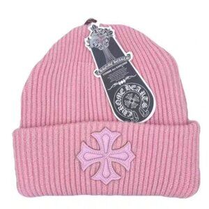 New Chrome Hearts Pink Beanie Winter Hat